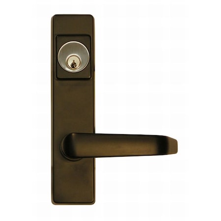 Detex Lever Trim Active by Key Standard Lever with Narrow Escutcheon 9BN693S